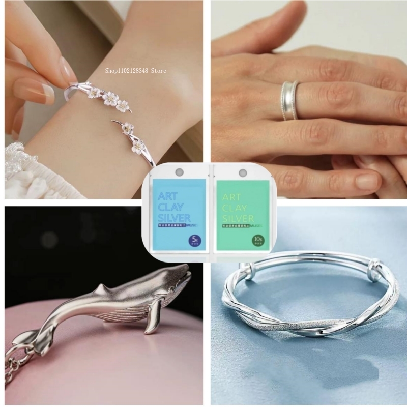 Jewelry Making Raw Materials - Argilla d'Argento Puro per Creazione Fai-da-Te