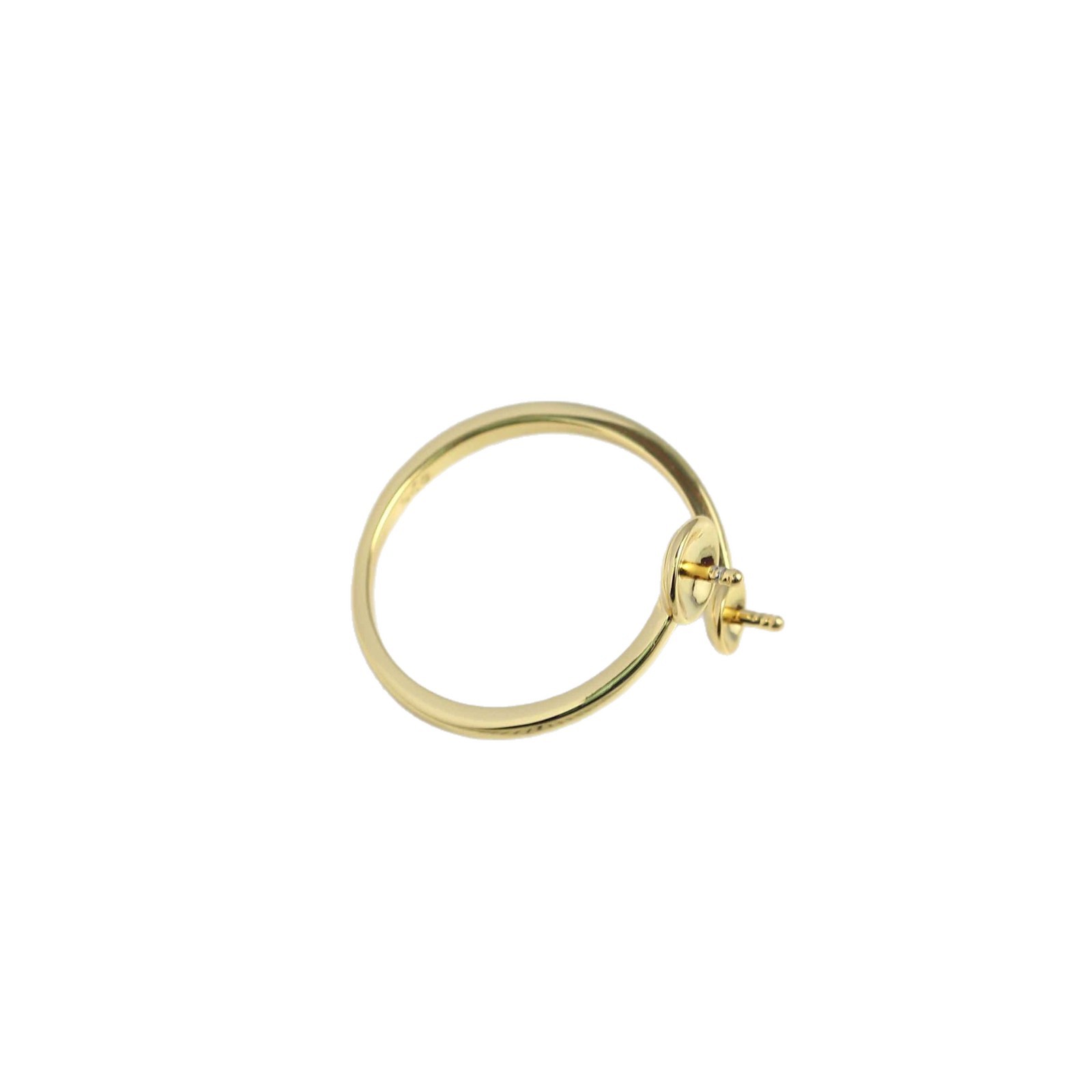 Ring Blank Adjustable - JZ008 Anello Regolabile in Rame Placcato