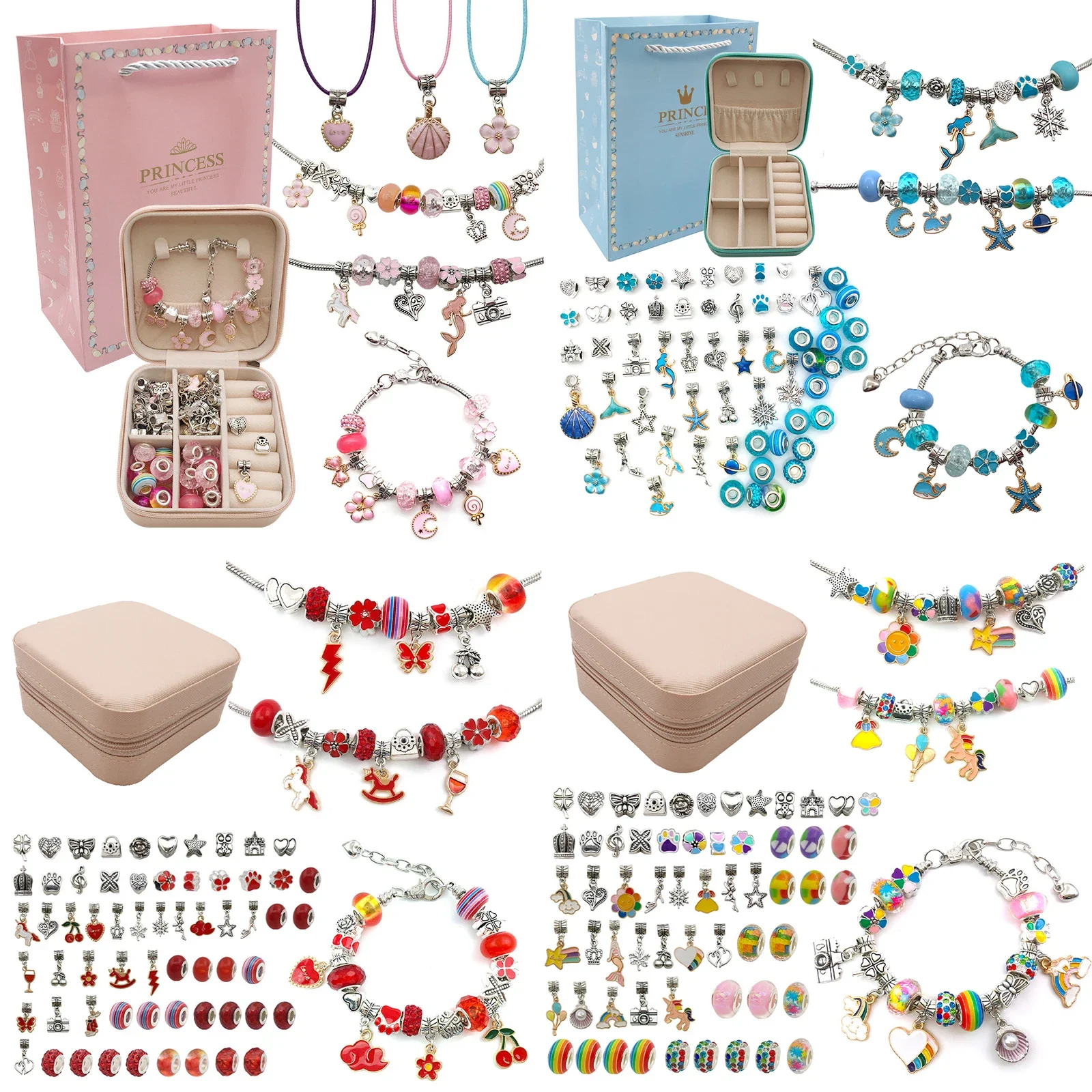Jewelry Making Kit For Kids - Kit per la creazione di braccialetti