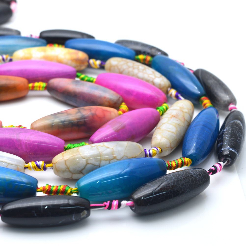 Jewelry Making Store - Pietra naturale colorata grande agata pietra