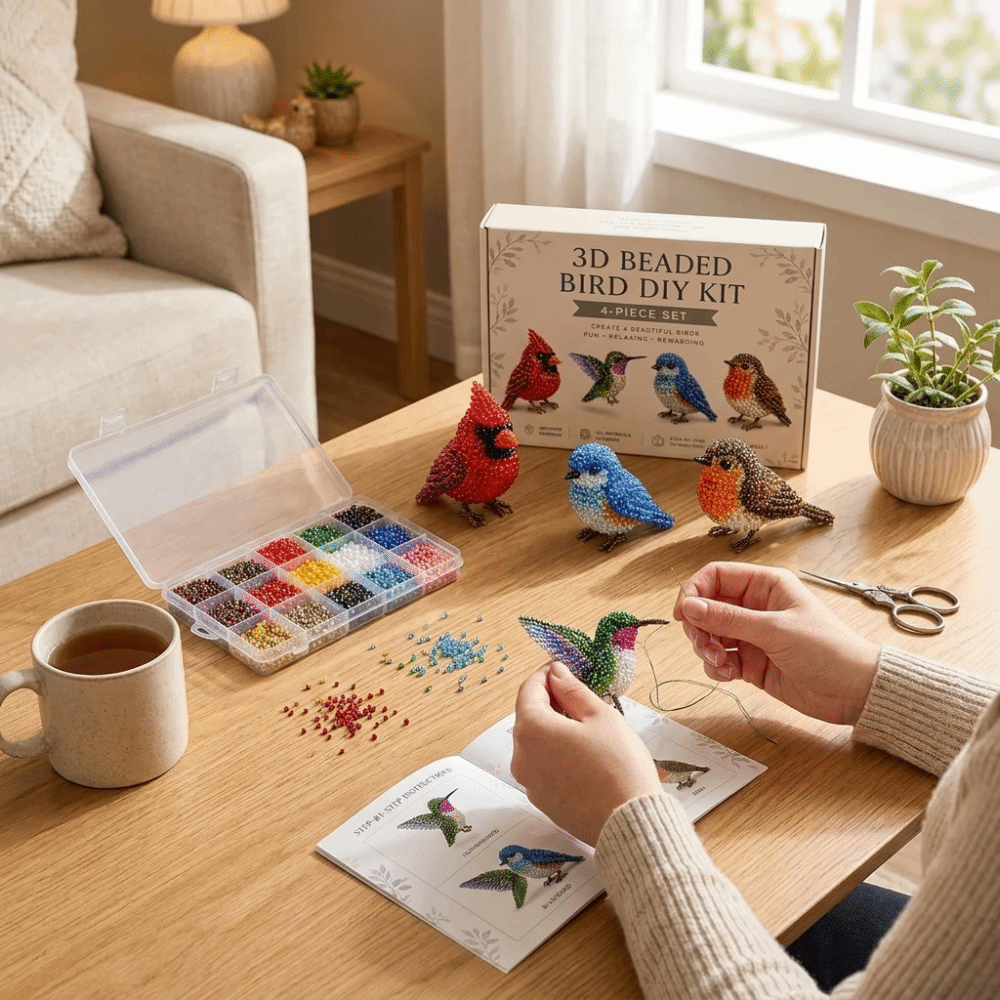 Jewelry Making Education - Kit Fai-da-Te per Ricamo con Perline