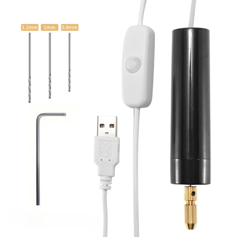 Jewelry Making Dc - Mini Trapano Elettrico Portatile USB, Utensile