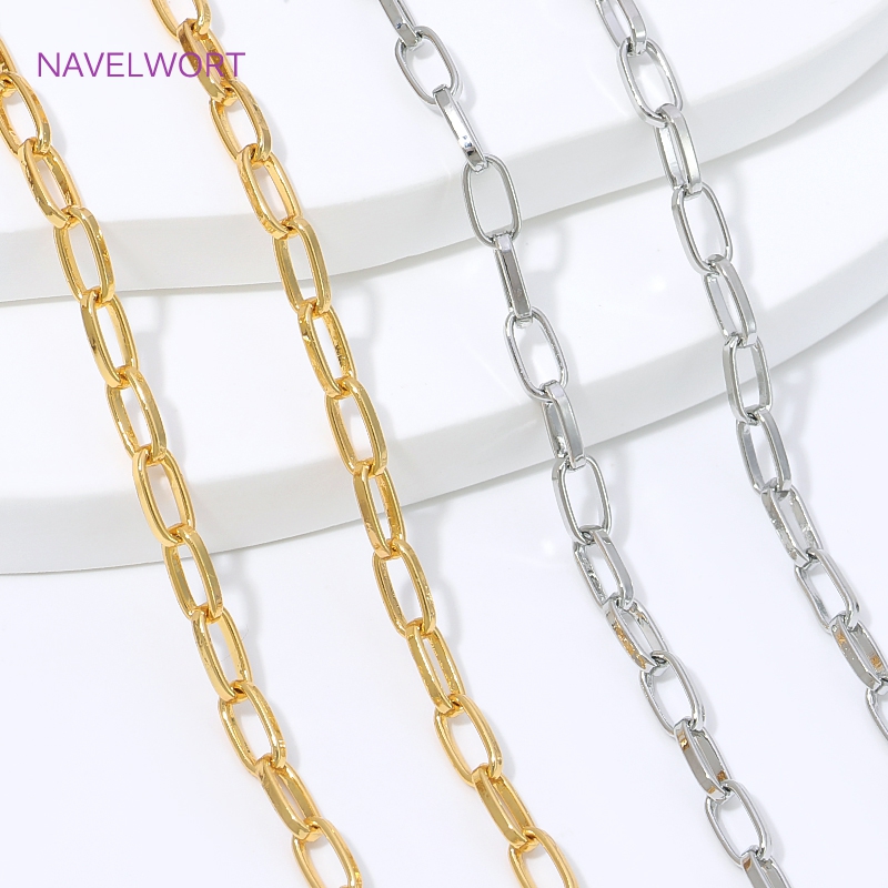 Jewelry Making Materials Wholesale - Catene all'ingrosso in ottone placcato oro