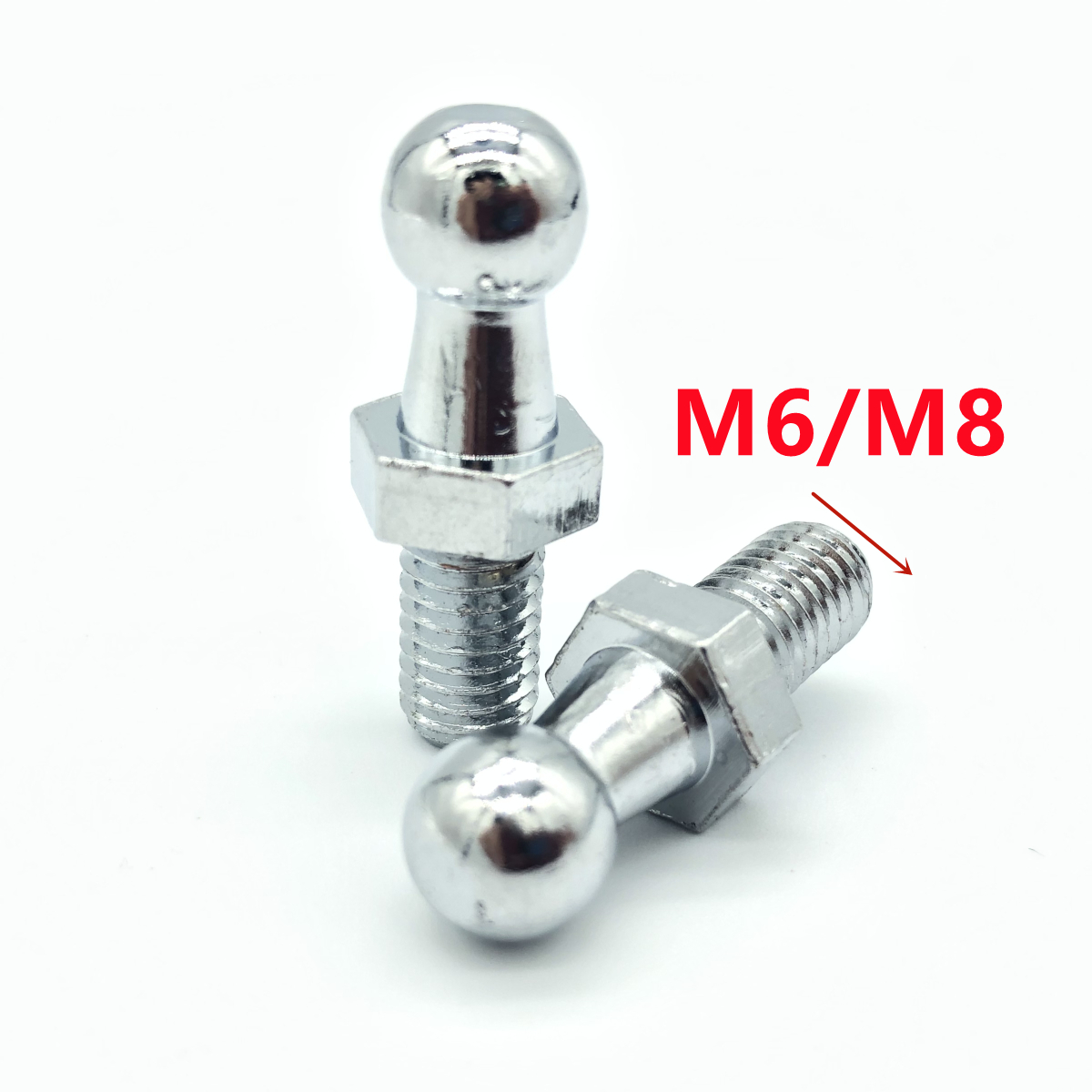 Eyepin Ball End - 2x10mm M8 M6 Universale Boot Cofano