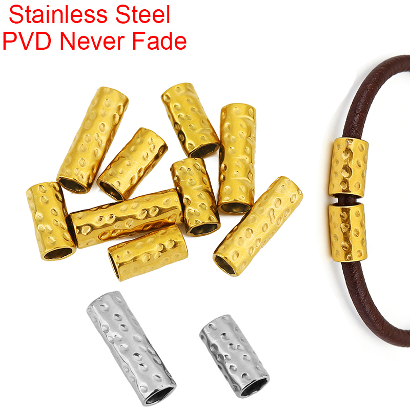 Jewelry Making Youtube - 10 pz. perline distanziatrici a tubo