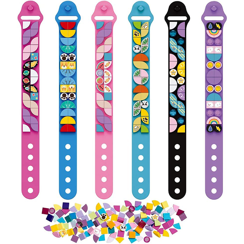 Jewelry Making Kit For Kids - 6 pz/set Kids Building Blocks Dots