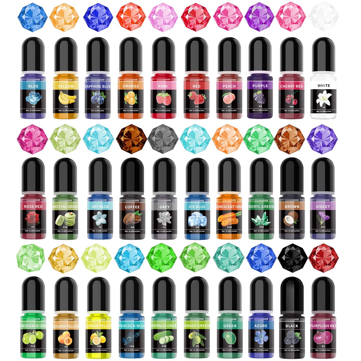 Jewelry Making Glue - 5 ml/bottiglia di resina epossidica pigmento