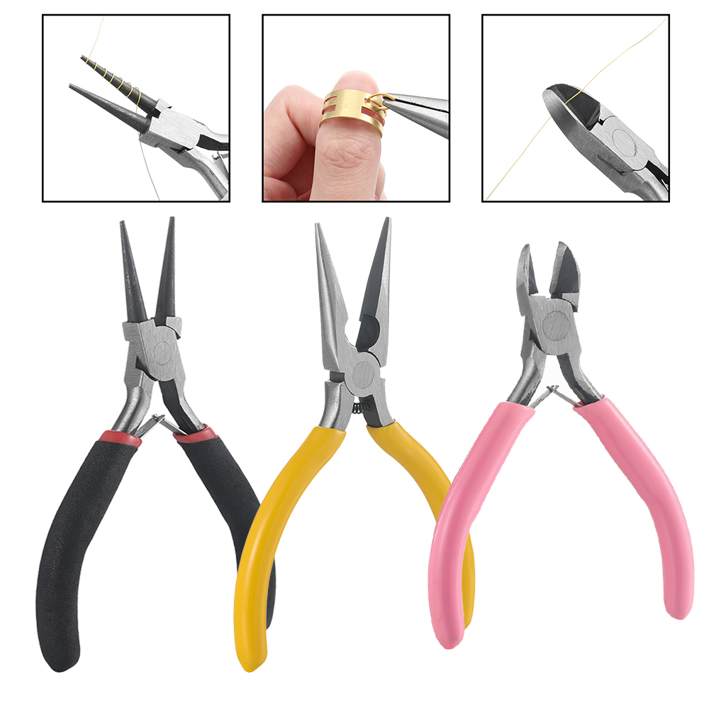 Jewelry Making Pliers - 3 pz/set 3 Stili Pinze Per