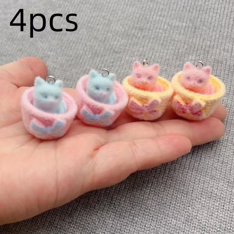 4 pendenti a forma di gatto in - Jewelry Making Party recensione e prezzo