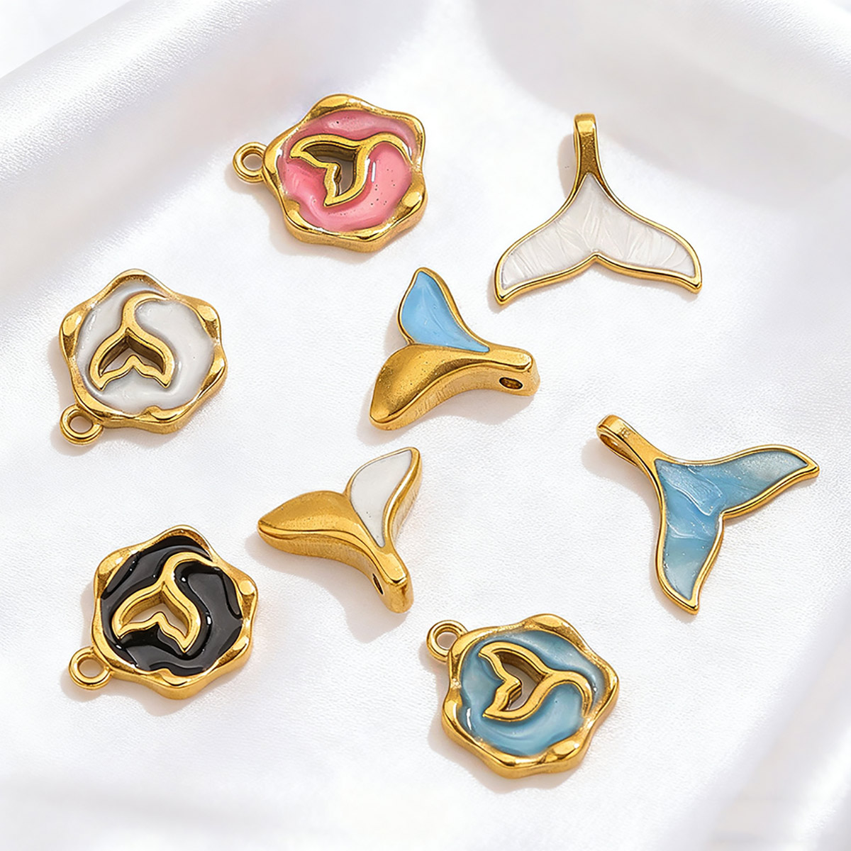 5 ciondoli a coda di sirena in - Jewelry Making Materials Wholesale recensione e prezzo
