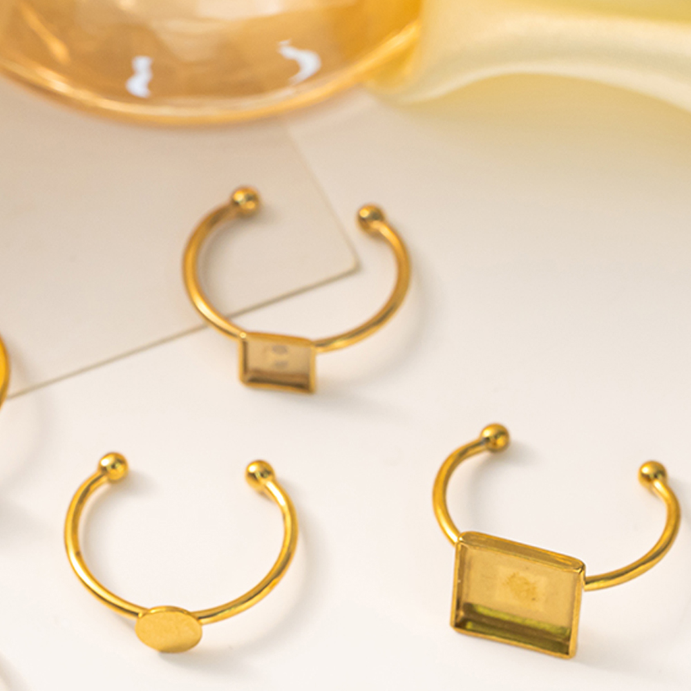 5 anelli aperti a forma di cuo - Ring Blank Adjustable recensione e prezzo
