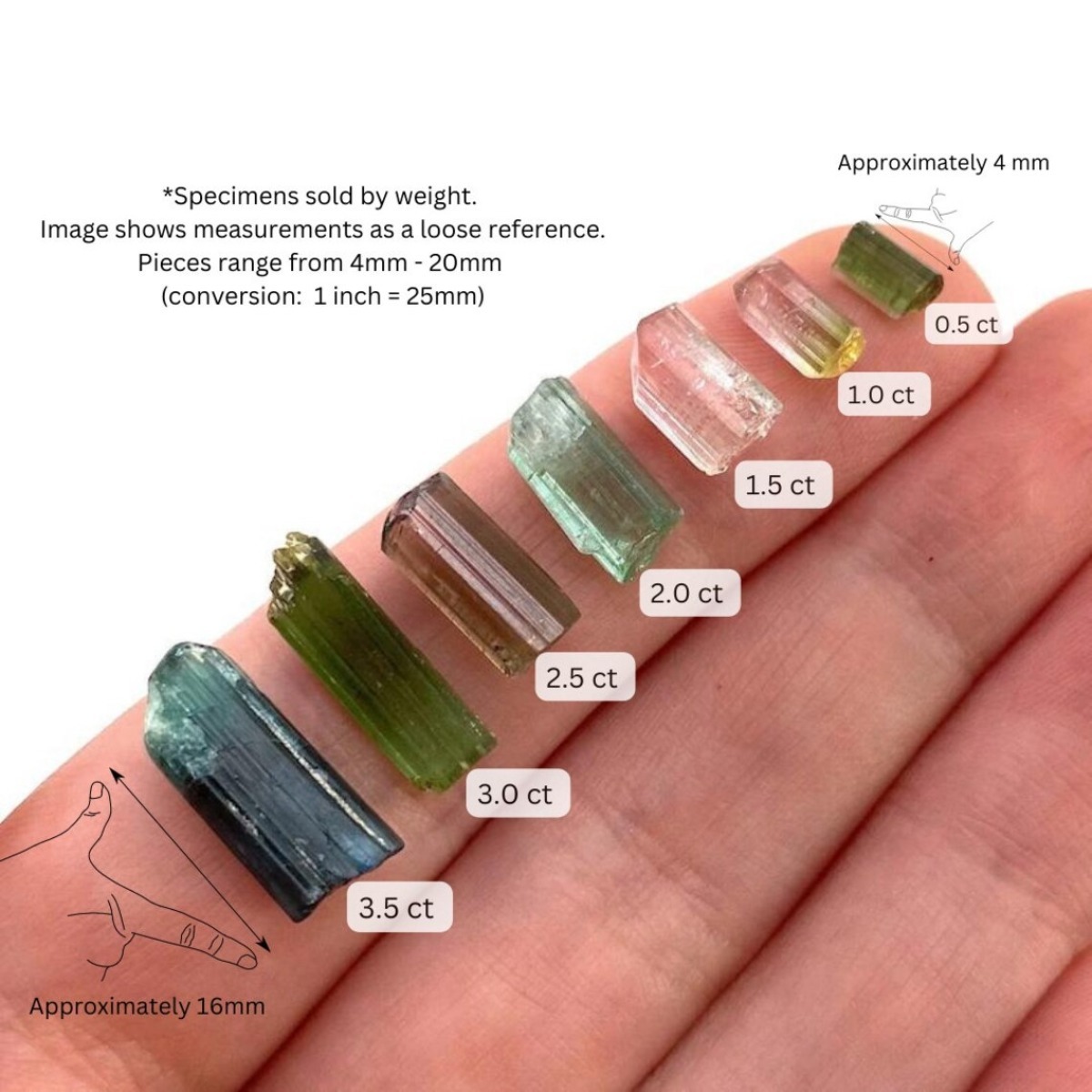 Punte di Cristallo di Elbaite  - Jewelry Making Raw Materials recensione e prezzo