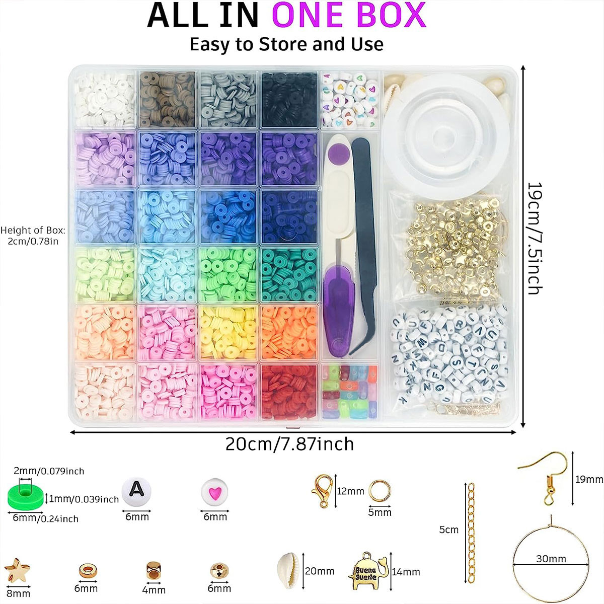 6000 pezzi 24 colori perline p - Jewelry Making Tutorials recensione e prezzo