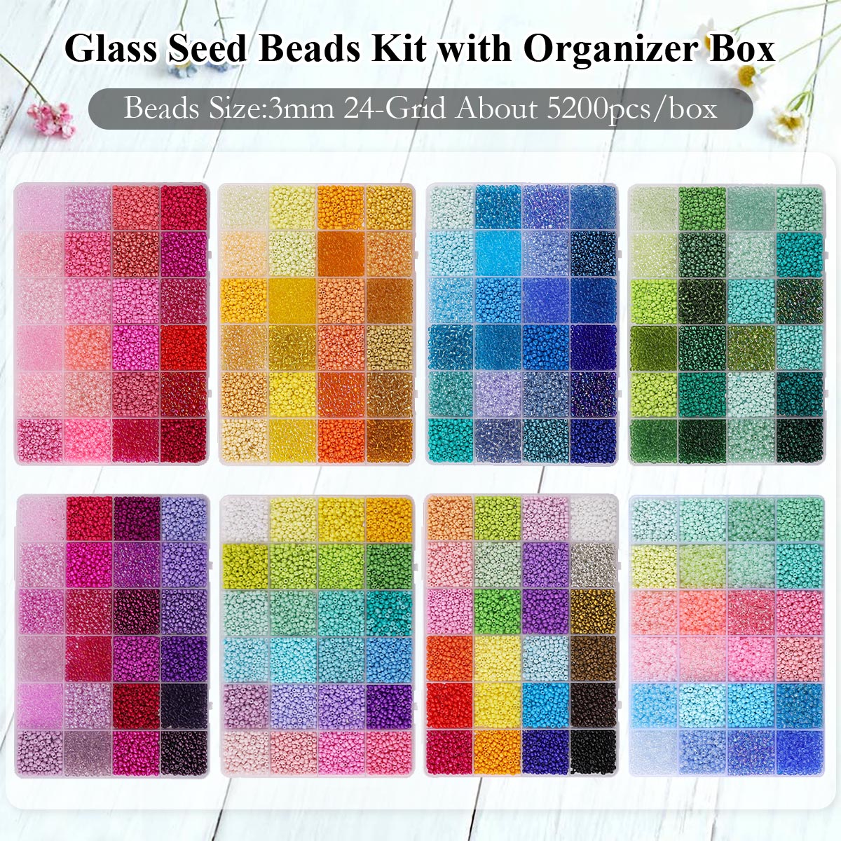 Kit 5200 Perline di Vetro Seed - Jewelry Making Tutorials recensione e prezzo