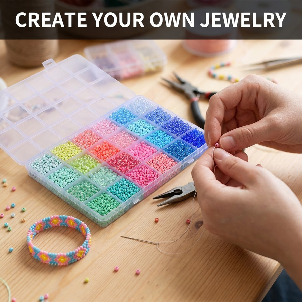 Kit 5200 Perline di Vetro Seed - Jewelry Making Tutorials recensione e prezzo