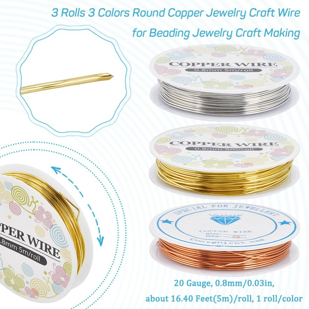 12.8M Filo di rame per gioiell - Jewelry Making Tutorials recensione e prezzo