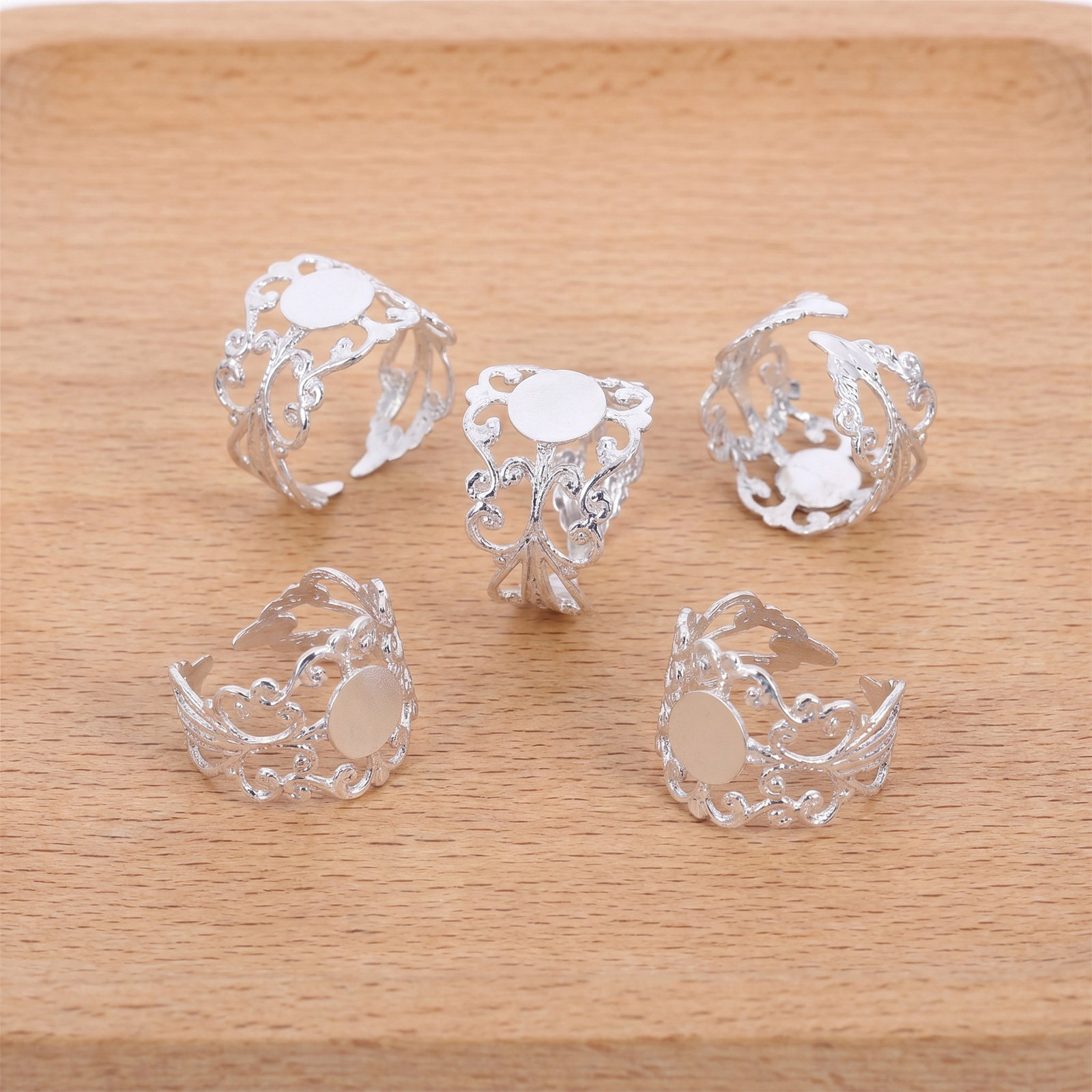 50 Pezzi di Anelli Regolabili  - Ring Blank Adjustable recensione e prezzo