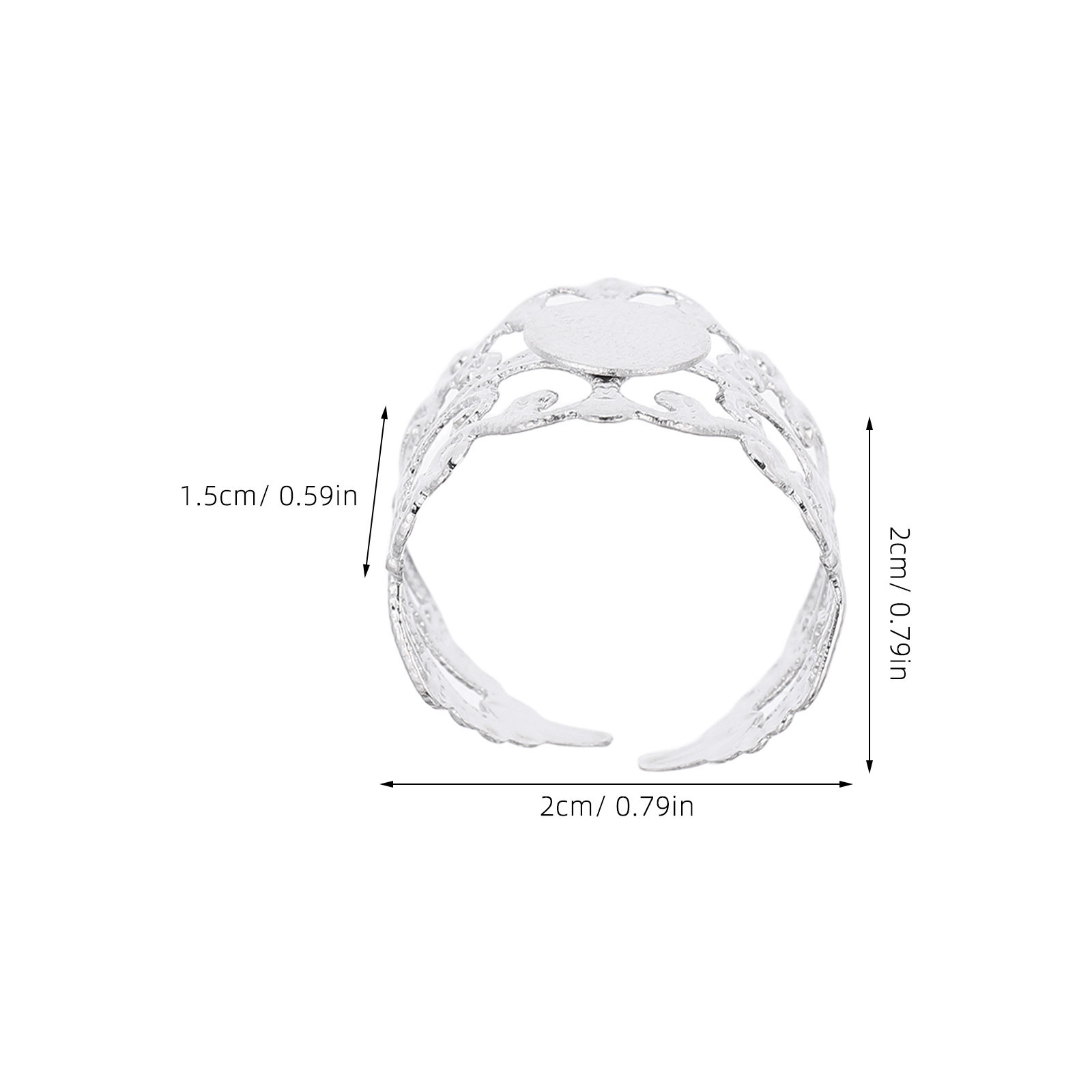 50 Pezzi di Anelli Regolabili  - Ring Blank Adjustable recensione e prezzo