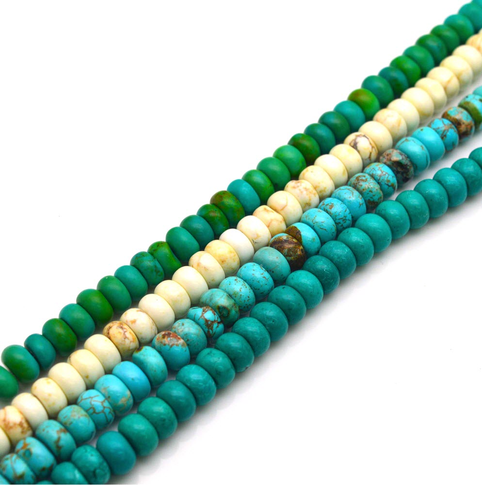 Perline di ruota turchese alle - Jewelry Making Store recensione e prezzo