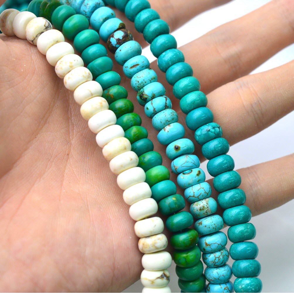 Perline di ruota turchese alle - Jewelry Making Store recensione e prezzo