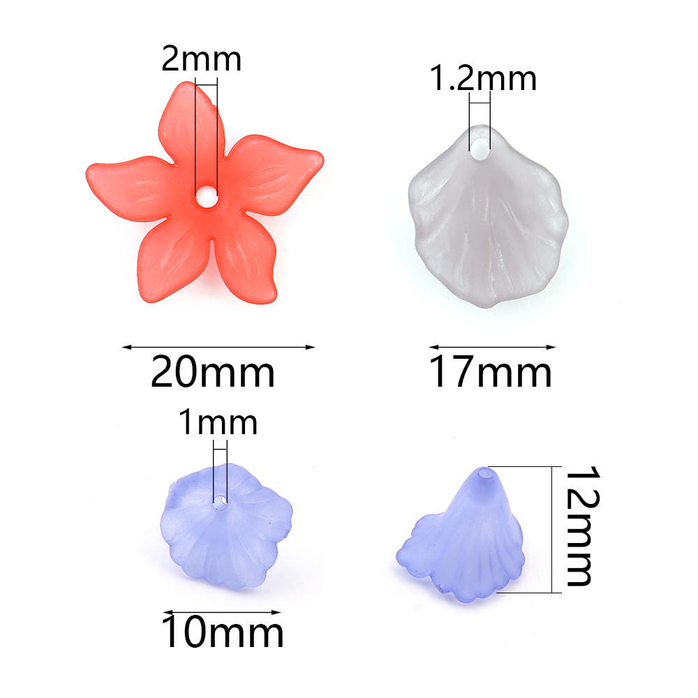 100Pcs/Lot 12mm 17mm 20mm Fros - Jewelry Making Materials Wholesale recensione e prezzo