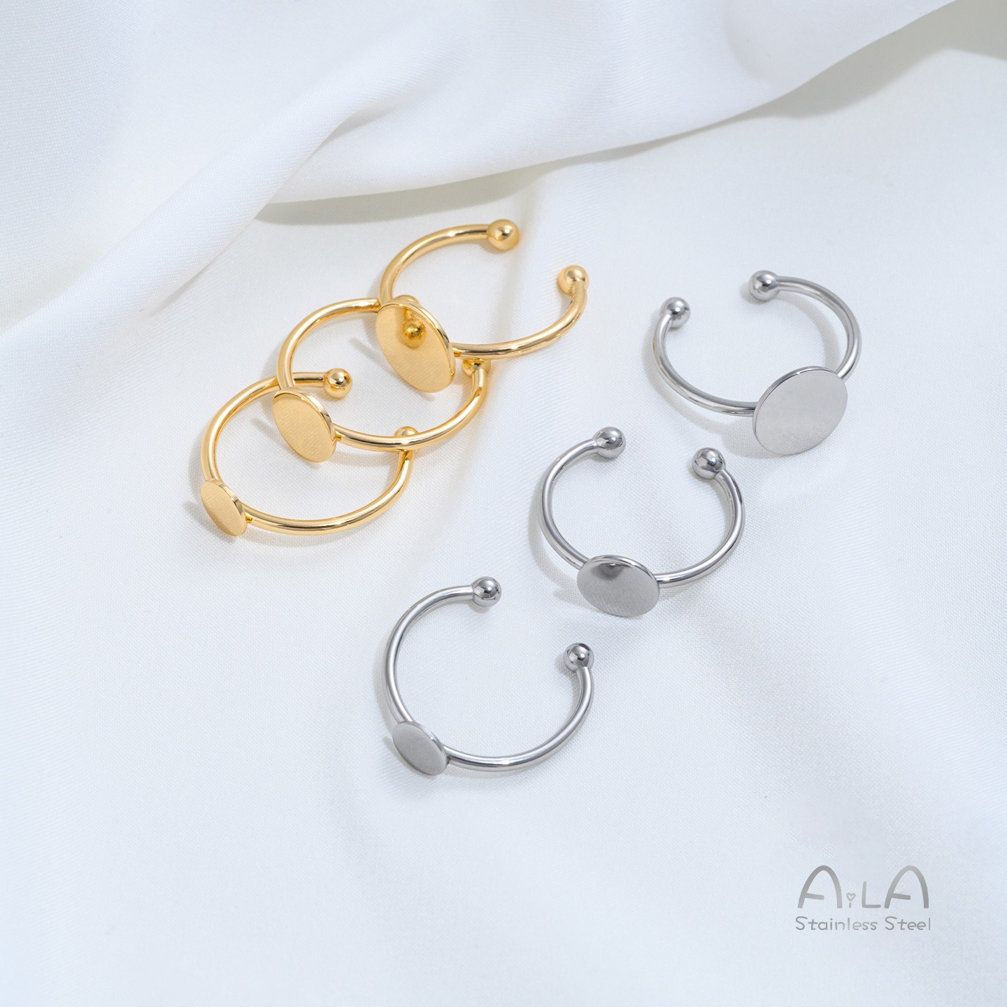 Anello Piatto in Acciaio al Ti - Ring Blank Adjustable recensione e prezzo