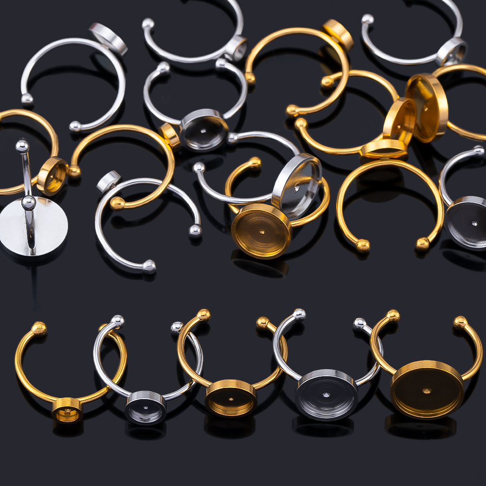 10 pz Regolabile Anello di Bar - Ring Blank Adjustable recensione e prezzo