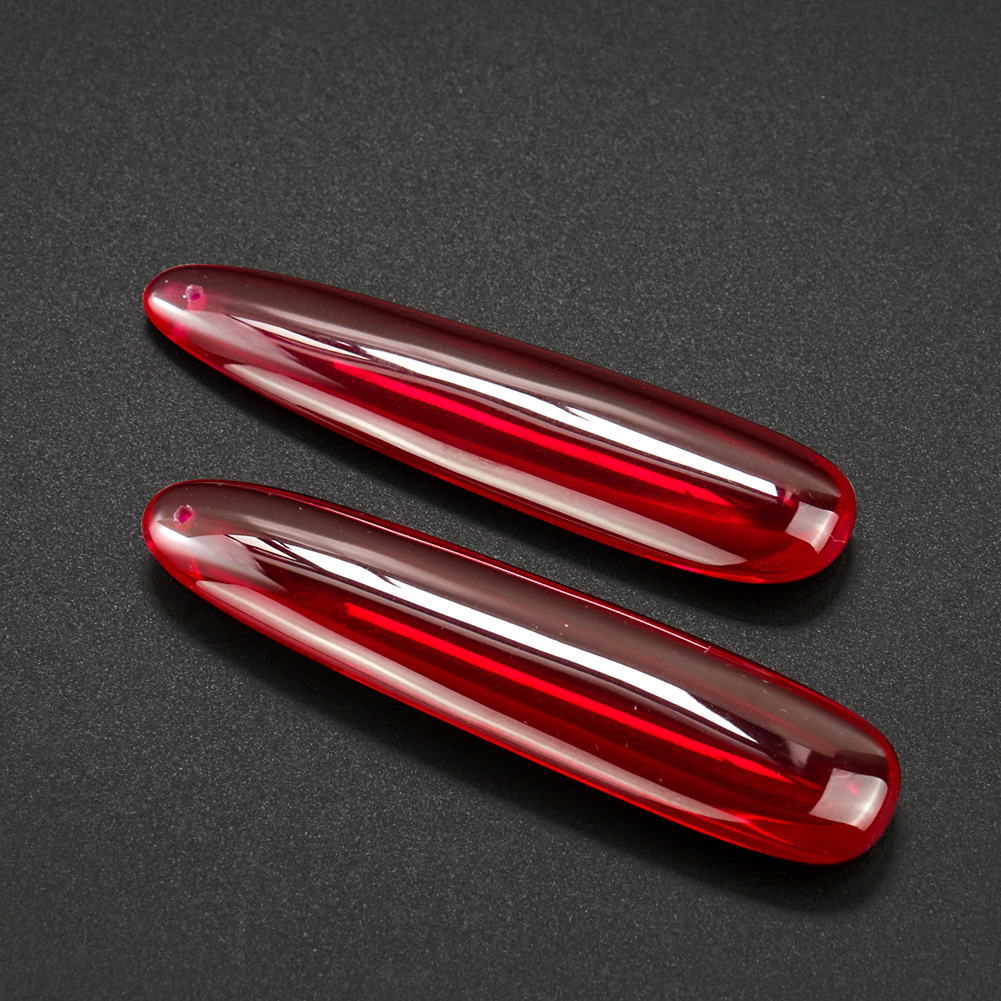 1 pz sintetico rosso corindone - Jewelry Making Raw Materials recensione e prezzo