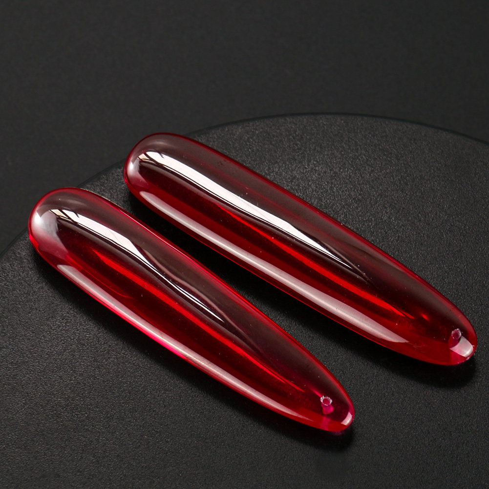 1 pz sintetico rosso corindone - Jewelry Making Raw Materials recensione e prezzo