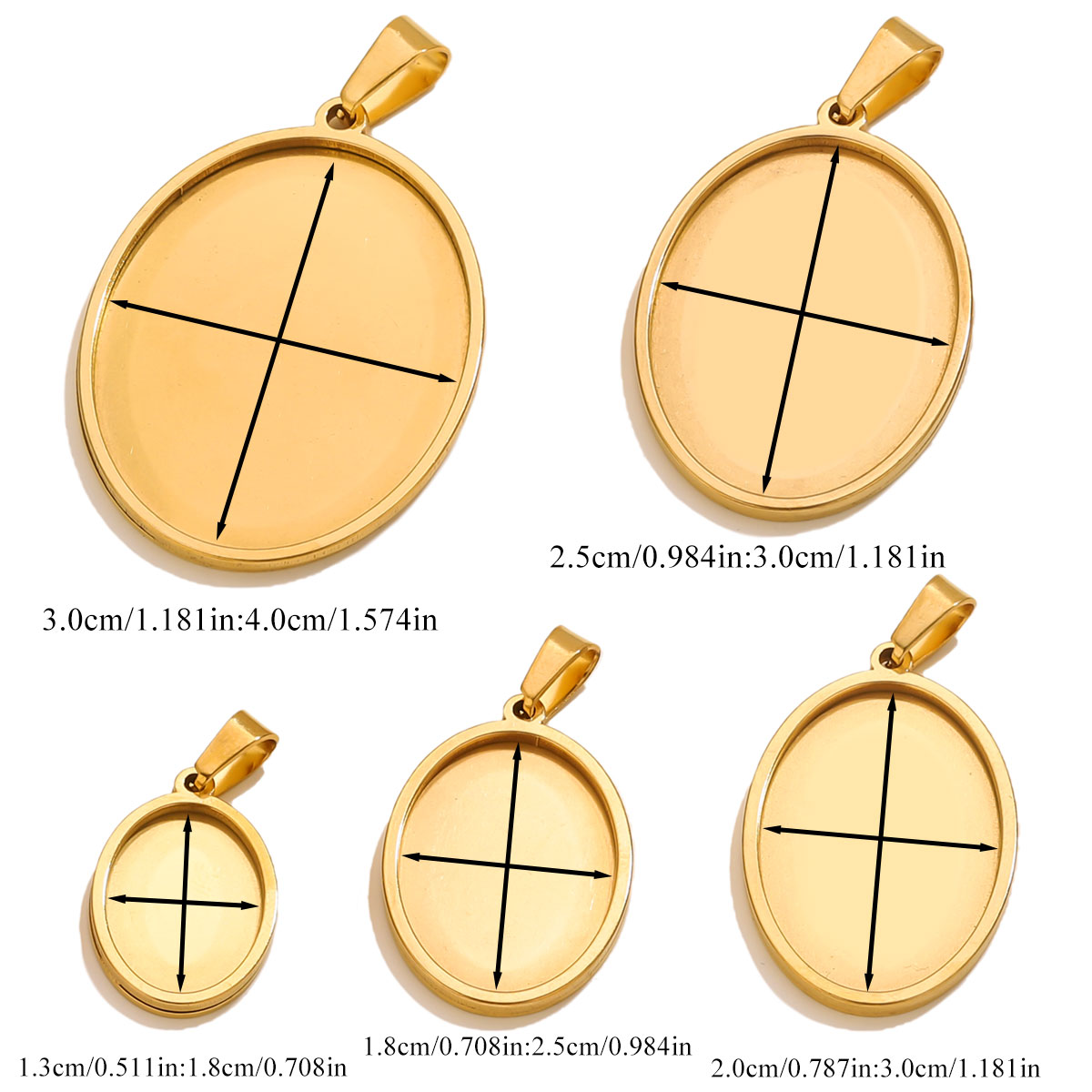 5 pezzi di ciondoli in acciaio - Jewelry Making Materials Wholesale recensione e prezzo