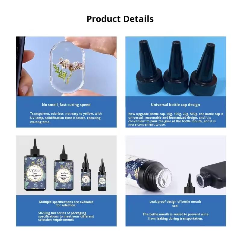 1/2 Pezzi Resina UV Cristallin - Jewelry Making Glue recensione e prezzo