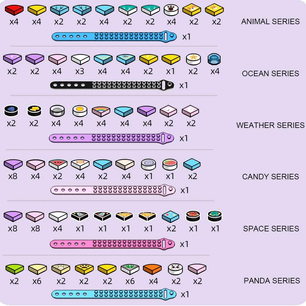 6 pz/set Kids Building Blocks  - Jewelry Making Kit For Kids recensione e prezzo
