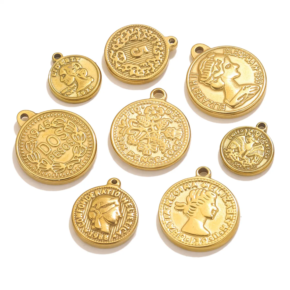 Pendenti con moneta medaglia i - Jewelry Making Materials Wholesale recensione e prezzo