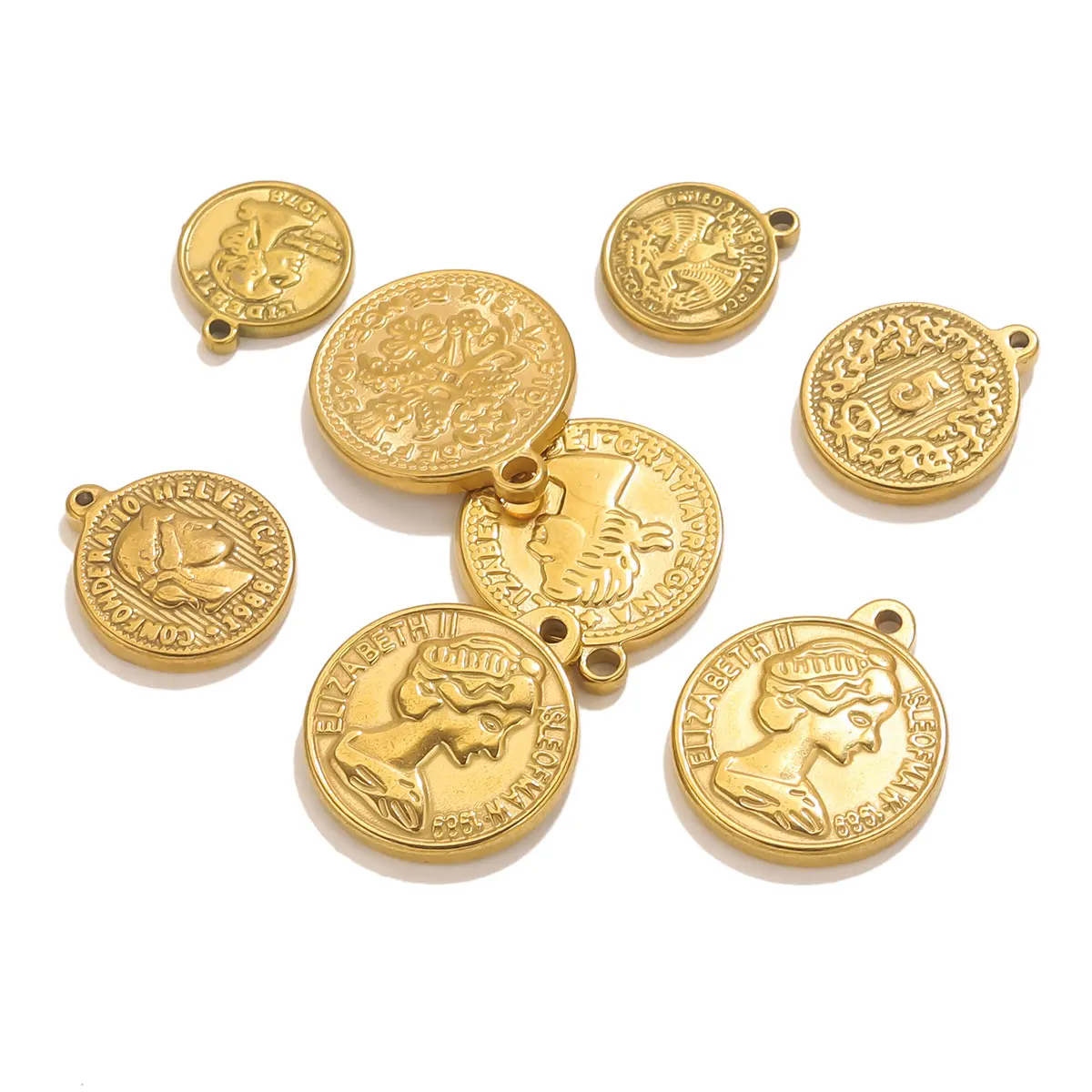 Pendenti con moneta medaglia i - Jewelry Making Materials Wholesale recensione e prezzo