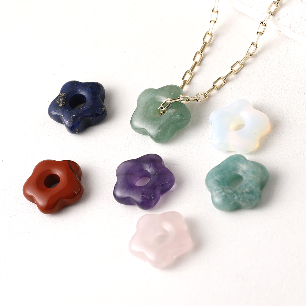 1 Pezzo Ciondolo a Fiore in Cr - Jewelry Making Raw Materials recensione e prezzo
